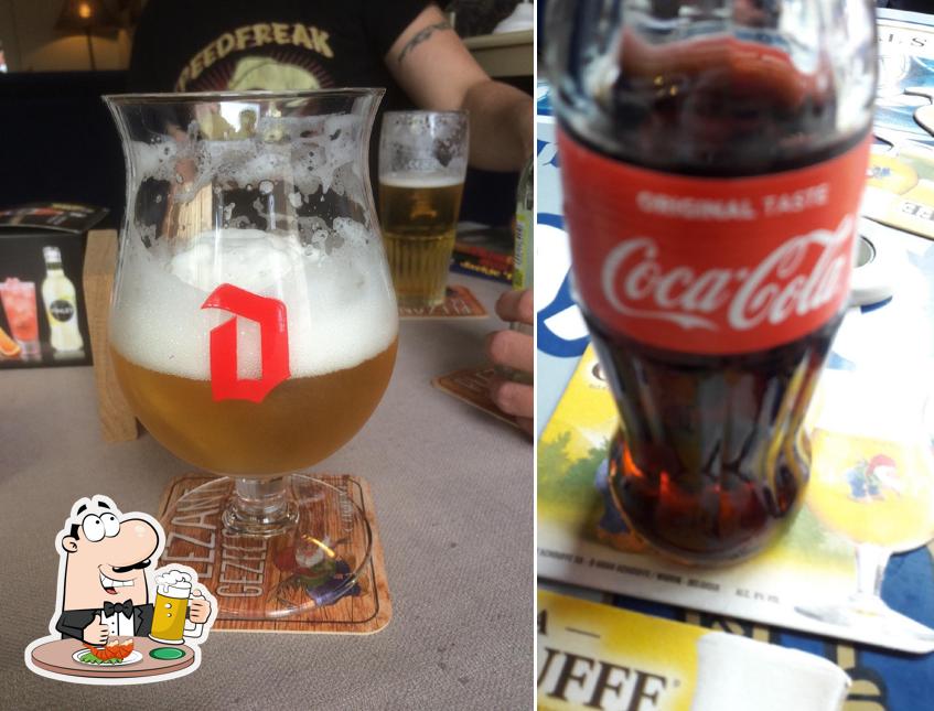 Commandez un verre de bière blonde ou brune