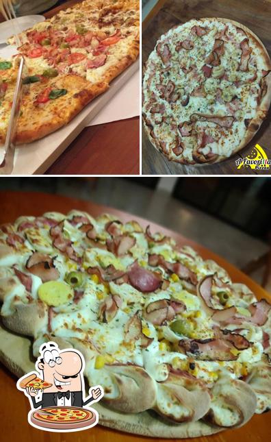 Escolha pizza no A Favoritta Pizzas