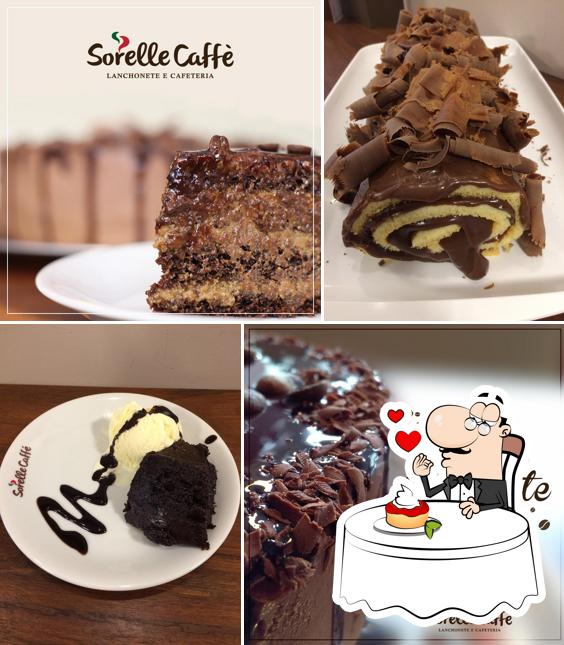 Sorelle Caffè provê uma gama de pratos doces