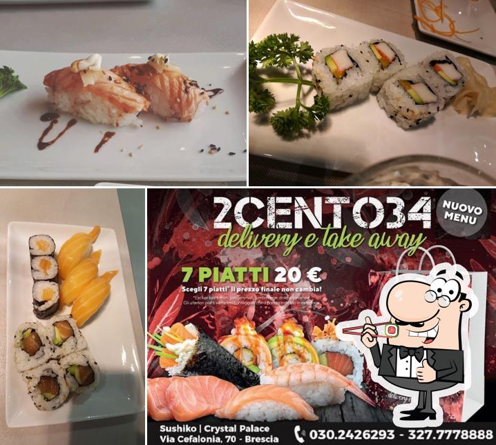 A Sushiko Brescia, puoi ordinare il sushi