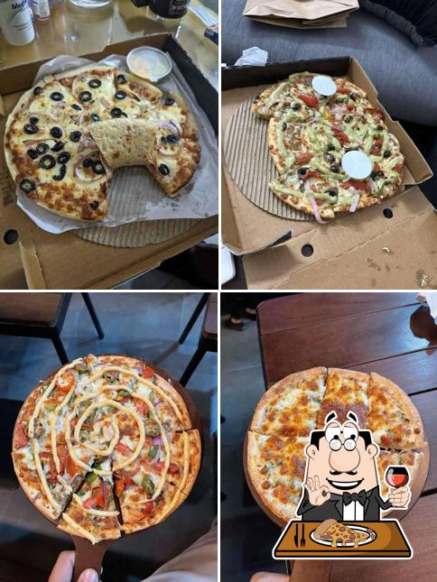 Try out various types of pizza