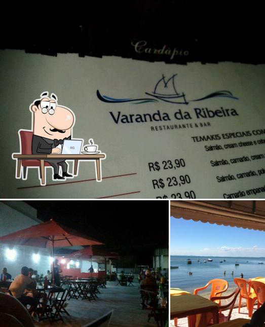 O interior do Restaurante Varanda da Ribeira e Jet Club Salvador