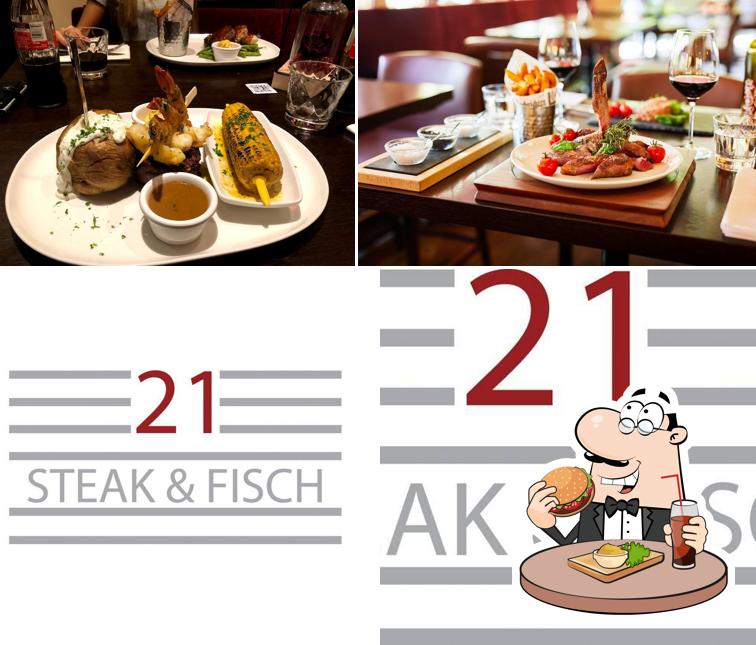 Закажите гамбургеры в "Steakhaus 21"