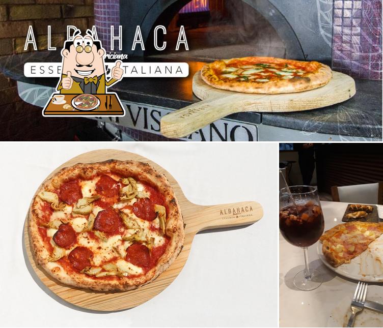 Попробуйте пиццу в "Albahaca"