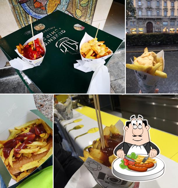 Cibo al Queen's Chips Milano