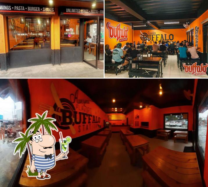 BUFFALO STATION "the house of the orignal buffalo wings" restaurant