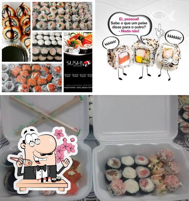 Presenteie-se com sushi no Sushi Delivery