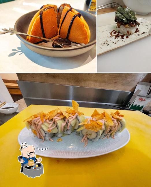 Platos en Shingari Sushi