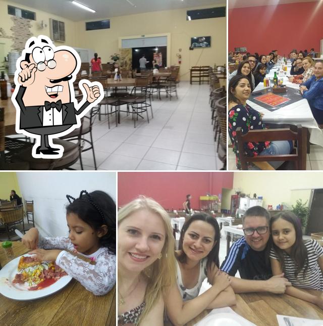 O interior do Pizzaria Por Do Sol