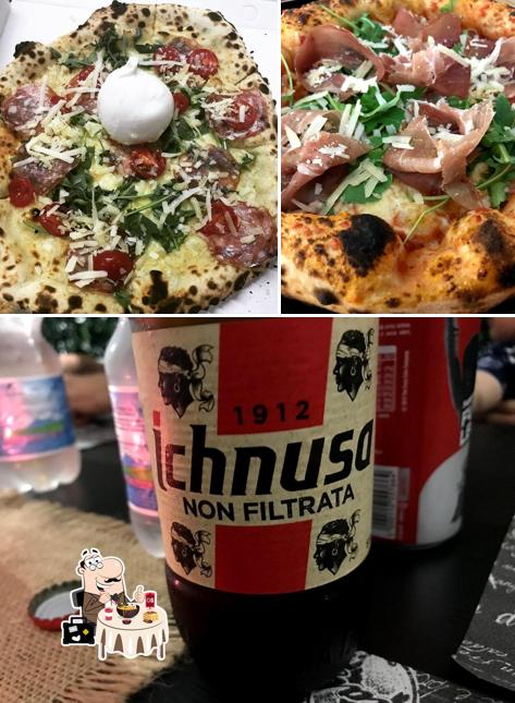 La cibo e birra del ristorante
