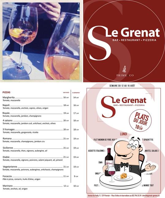 È gradevole bersi un bicchiere di vino a Brasserie Le grenat