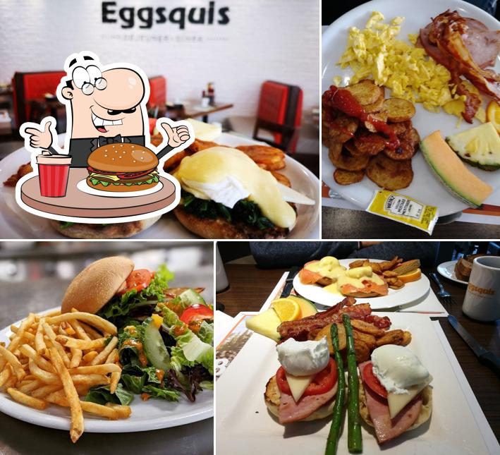 Essayez un hamburger à Eggsquis Sherbrooke