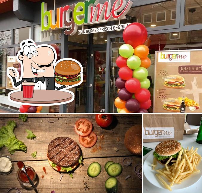 Holt einen Burger bei burgerme