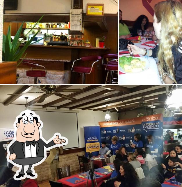 Restaurant Le Luserna si caratterizza per la interni e tavolo da pranzo