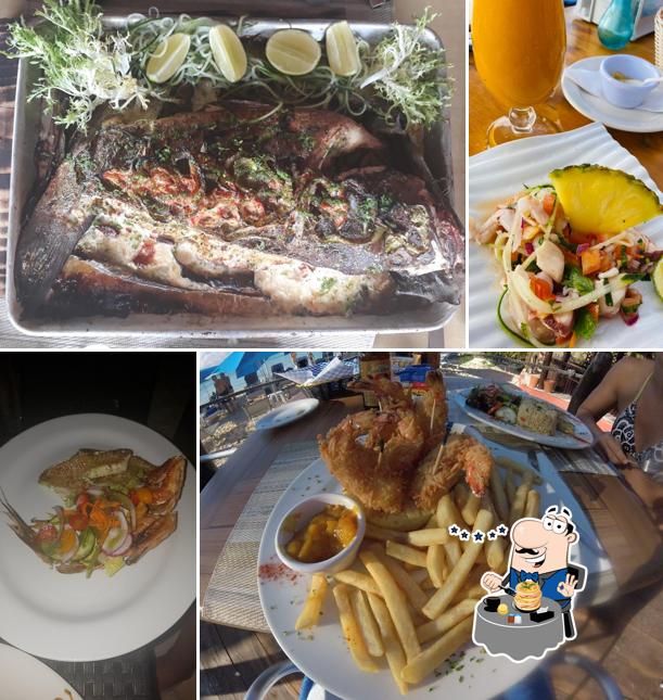 Еда в "Mayan Beach Club Restaurant & Tequileria"