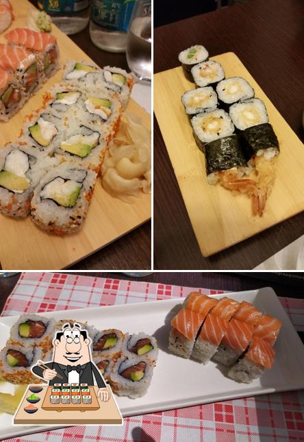 Prova le diverse opzioni di sushi