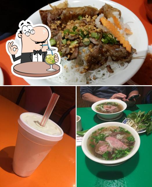 Estas son las fotografías donde puedes ver bebida y comida en Saigon NV