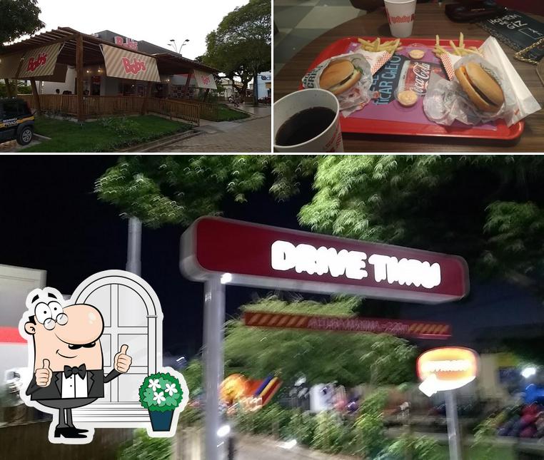 Esta é a ilustração ilustrando exterior e sobremesa a Restaurante Bob's - Drive Thru - Praça Conselheiro Ruy Barbosa