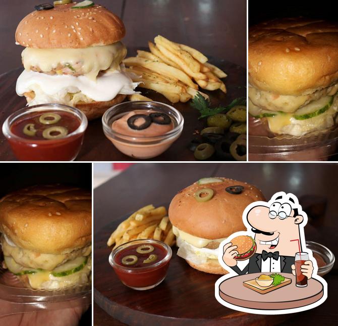 Order a burger at Ticksy