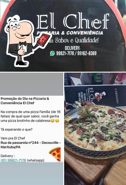 Here's a photo of El Chef Pizzaria e Conveniência