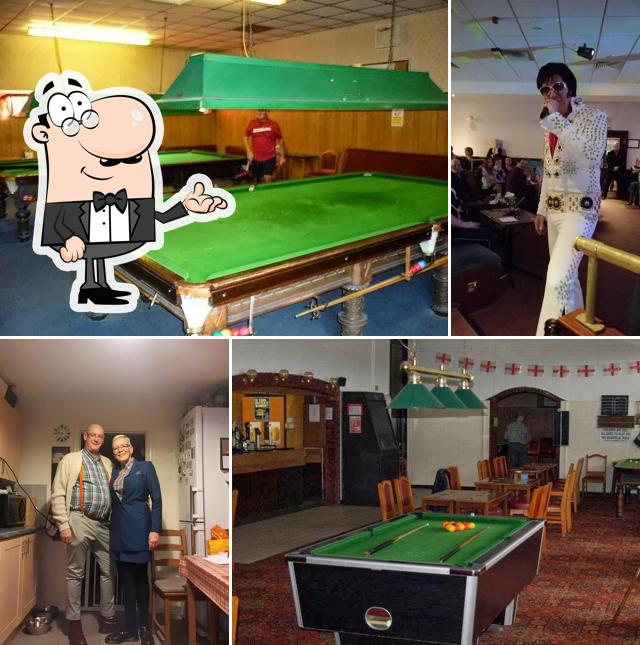 The interior of Coundon Social Club