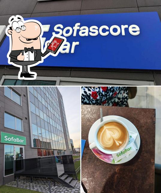 Tra le diverse cose da Sofascore Bar si possono trovare la esterno e bevanda