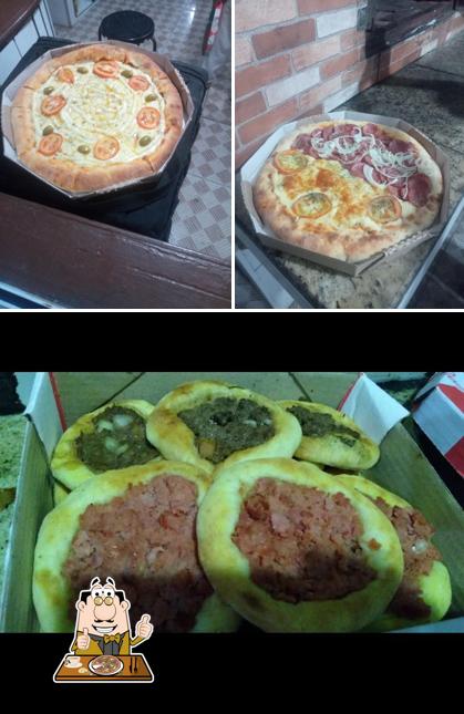 Escolha pizza no Donatello Premium Aruja