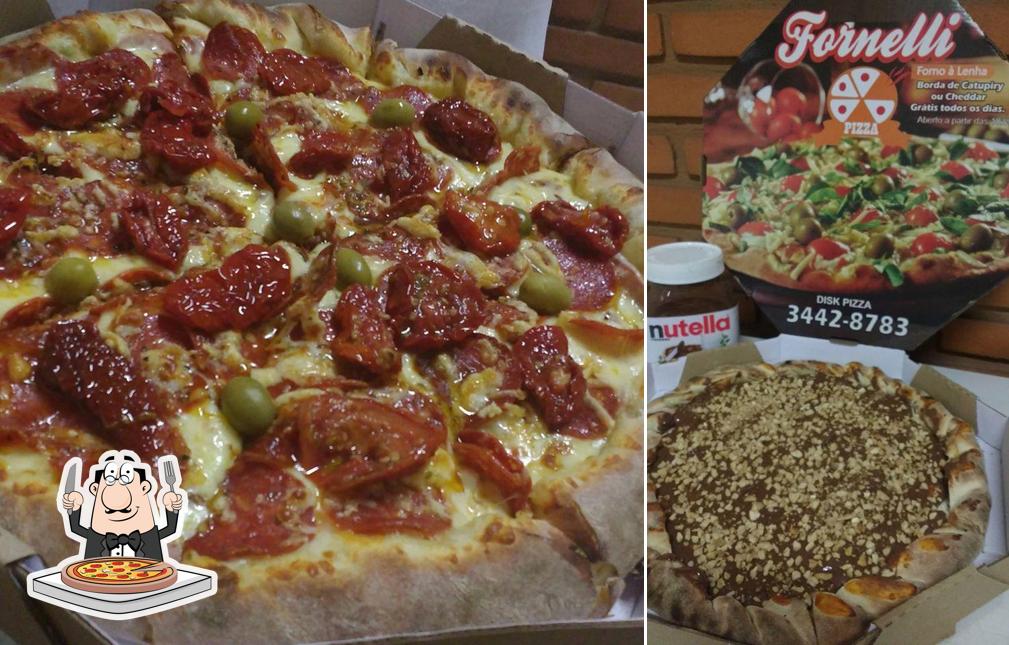 Consiga diferentes variedades de pizza