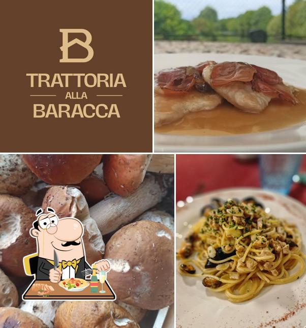 Platti al Trattoria alla Baracca