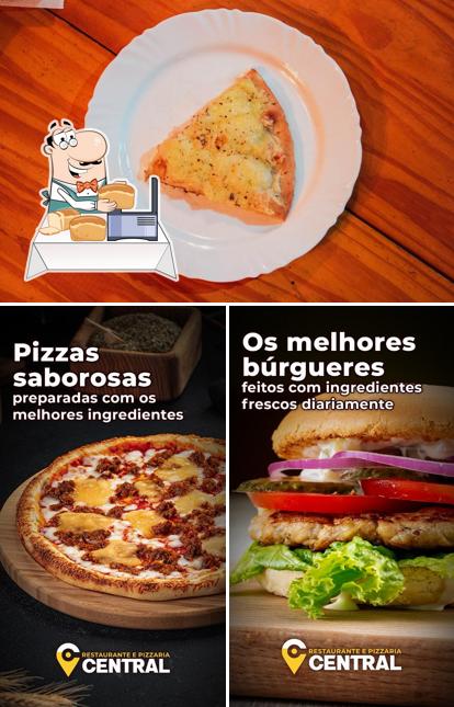 Pão-com-alho em Restaurante e Pizzaria Central Cruzeiro