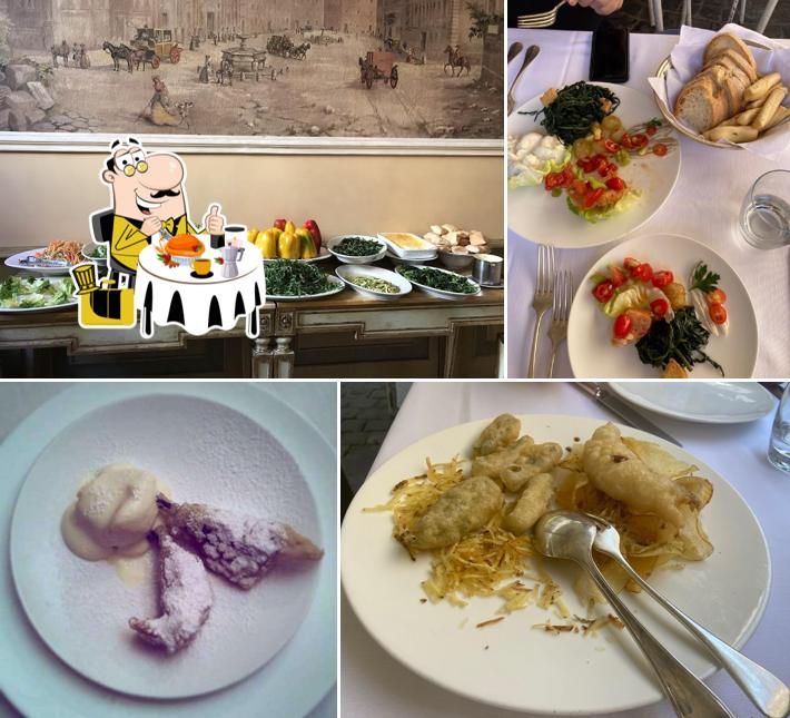 Cibo al Ristorante Vecchia Roma
