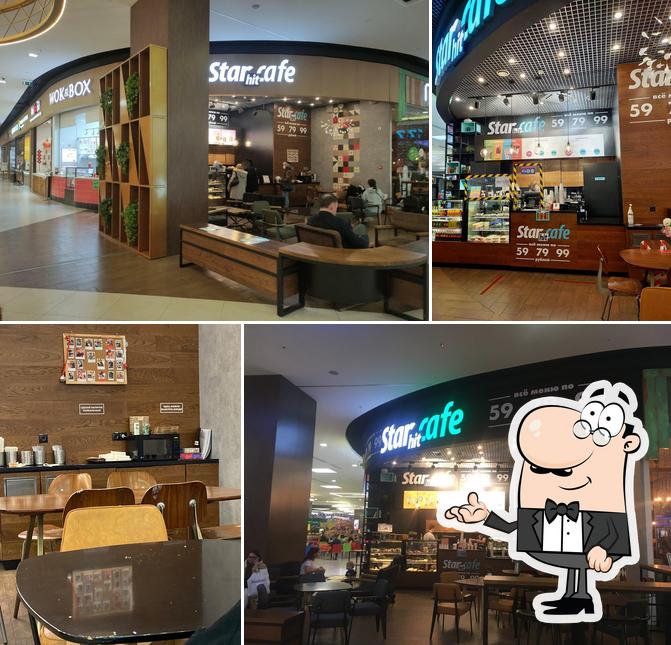 The interior of Star Hit Cafe