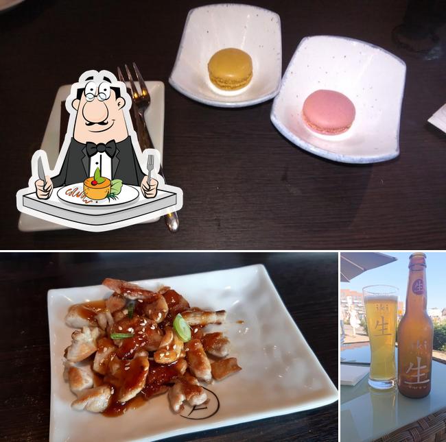 Взгляните на это фото, где видны еда и пиво в Shoyu Restaurant Asian Cuisine