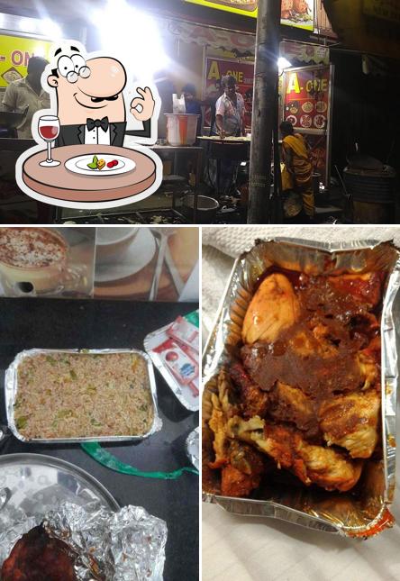 Among various things one can find food and interior at A-One Fast Food
