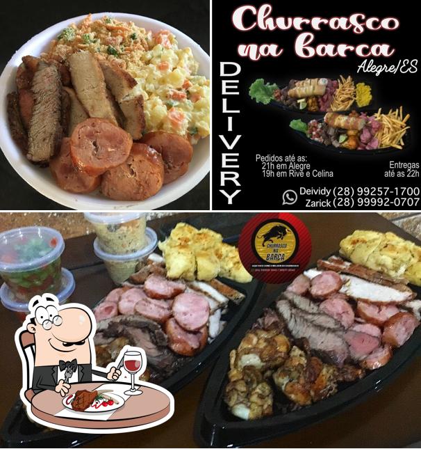 Churrasco na barca
