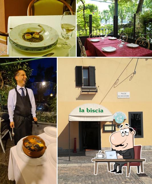 Gli interni di Ristorante La Biscia