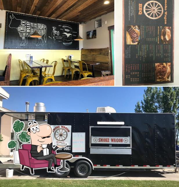 The interior of Smoke Wagon BBQ LLC