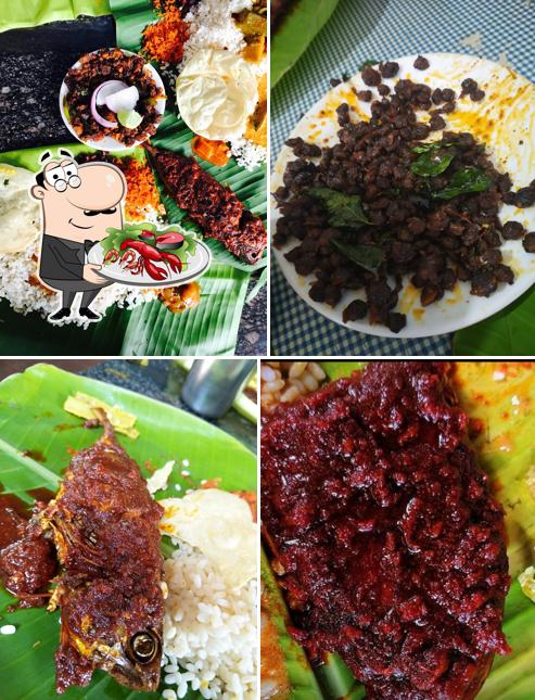 Try out different seafood dishes available at Ambika Mess