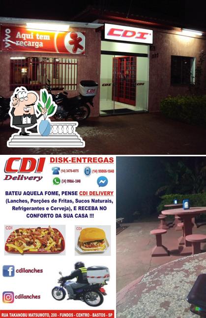 O CDI LANCHES se destaca pelo exterior e interior