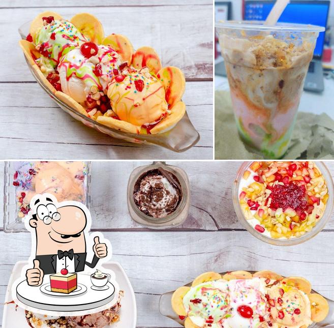 Oasis Ice Cream Parlour offers a number of sweet dishes