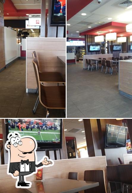 L'intérieur de McDonald's