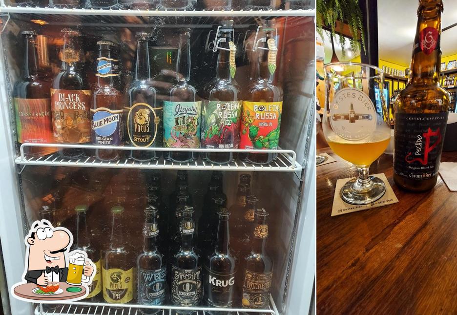 Peça um copo de cerveja leve ou escura