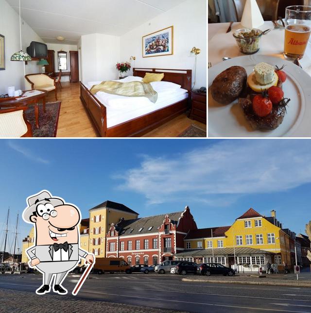 Наслаждайтесь свежим воздухом и видом, открывающемся из "Hotel Ærø Svendborg"