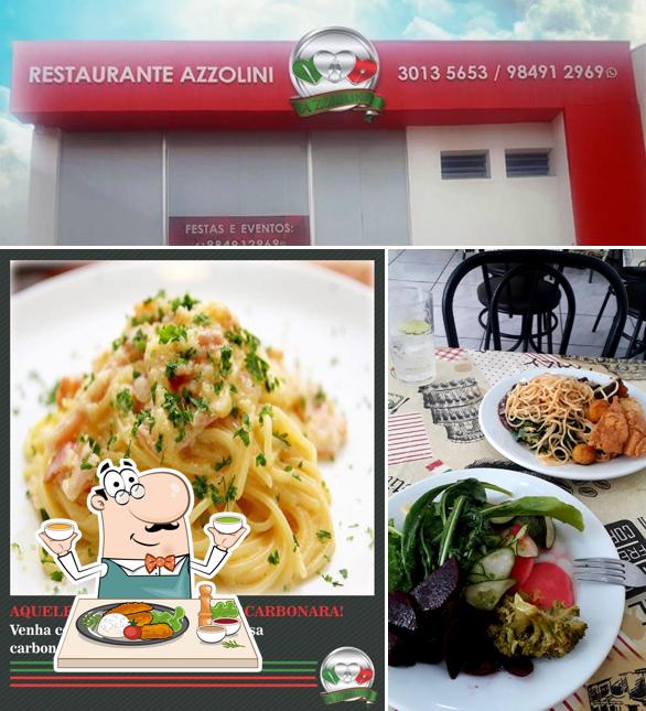 Comida em Restaurante Azzolini