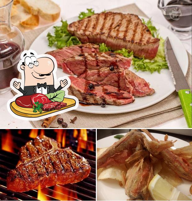 Prenditi i piatti di carne a Ristorante Pizzeria Sa Tomata