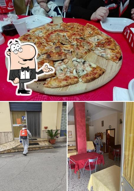 Vérifiez l’image représentant la intérieur et pizza concernant Non Solo Pizza