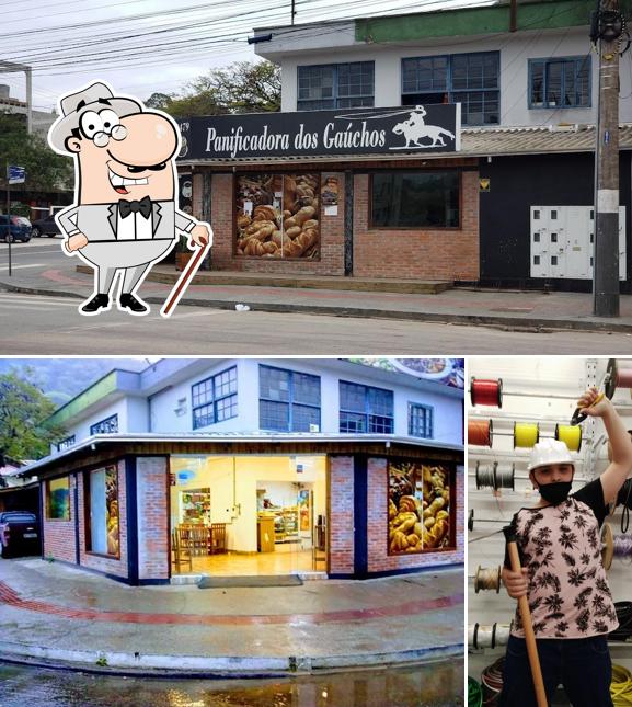 O exterior do Panificadora dos gaúchos