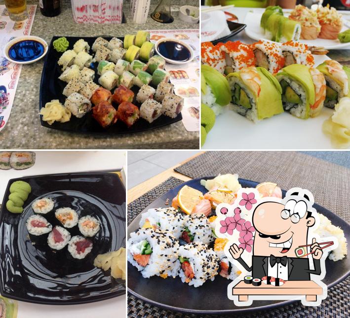 Les sushi sont disponibles à Happy Sushi