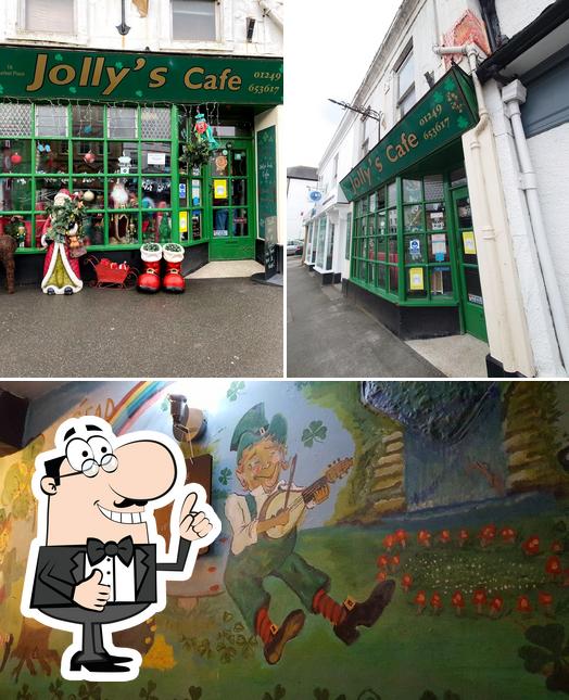 Look at the image of Jolly's Irish Cafe