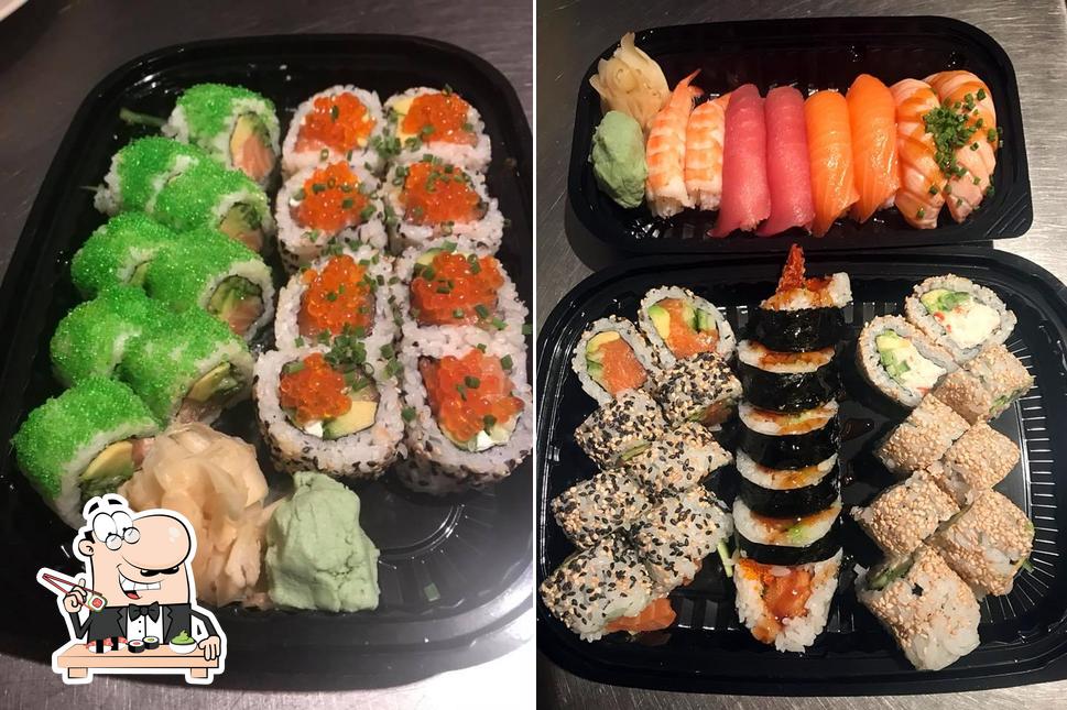 Commandez de nombreuses options de sushi